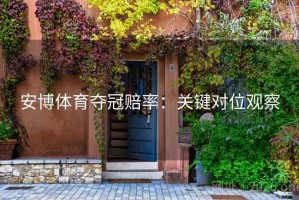 安博体育夺冠赔率：关键对位观察