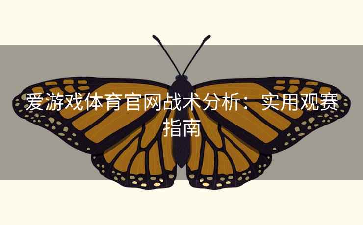 爱游戏体育官网战术分析：实用观赛指南